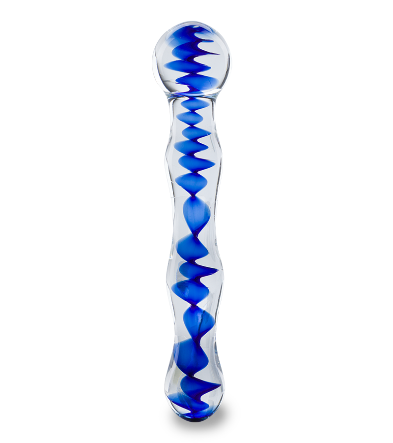 Flood glass dildo
