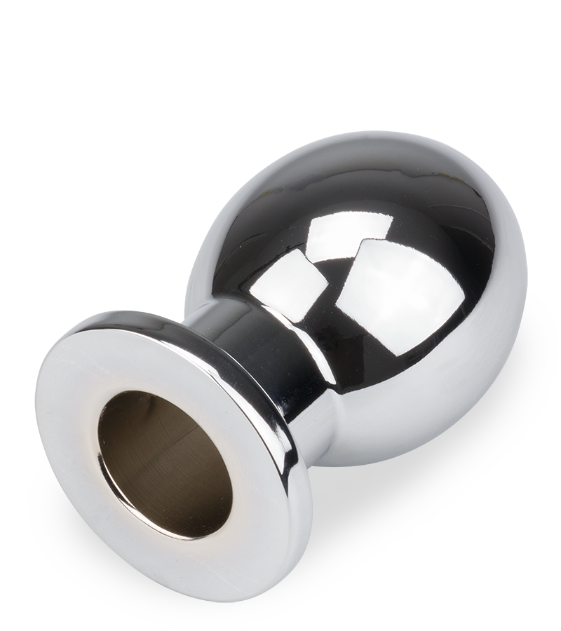 Rosebud hollow anal plug