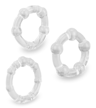 Load image into Gallery viewer, Set of three silicone cock rings
