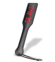 Load image into Gallery viewer, Slave faux leather BDSM paddle