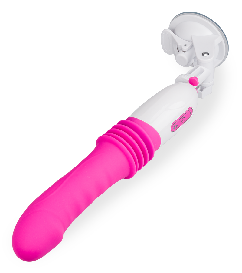 Thrusting suction-cup vibrator