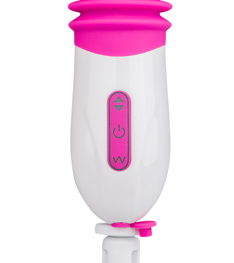 Thrusting suction-cup vibrator