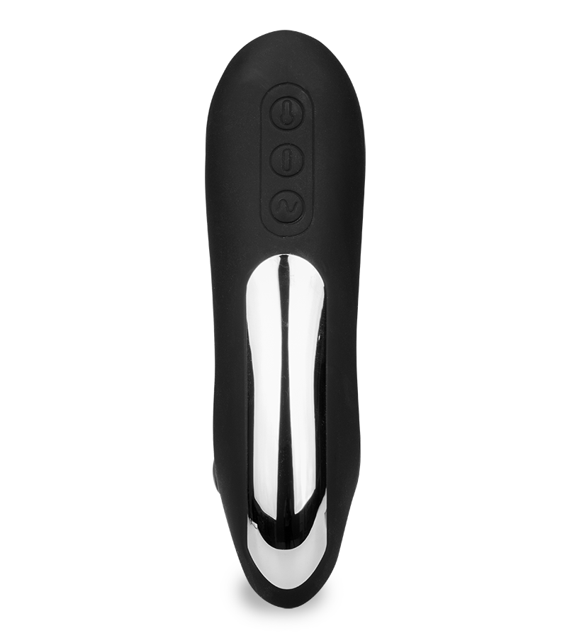 Vibrating inflatable prostate orgasm toy