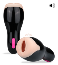 Load image into Gallery viewer, Vibrating masturbator with audio feature 12 modes